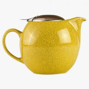 Afbeelding Crackle teapot yellow