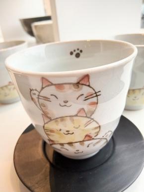 Afbeelding Cat cup set yellow