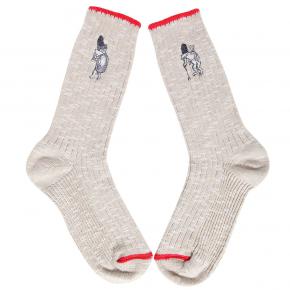 Afbeelding Chujo-giga slab socks beige