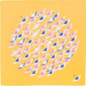 Afbeelding Furoshiki Crane Yellow