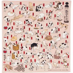 Afbeelding Chirimen Tokaido Cats 