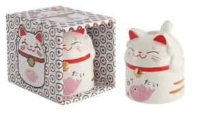 Afbeelding Maneki Neko Pink Carp