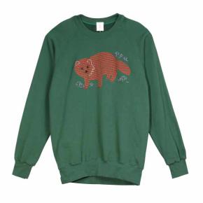 Afbeelding Sweater Racoon green 
