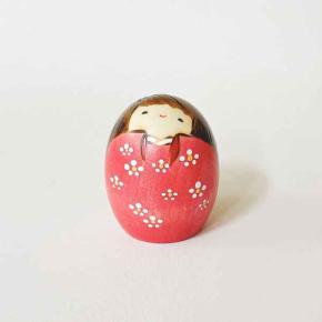 Afbeelding Kokeshi Shiawase pink