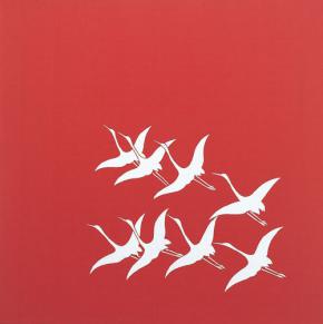 Afbeelding Furoshiki Flying Cranes 