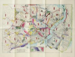 Afbeelding Tokyo Ezu Map 1882